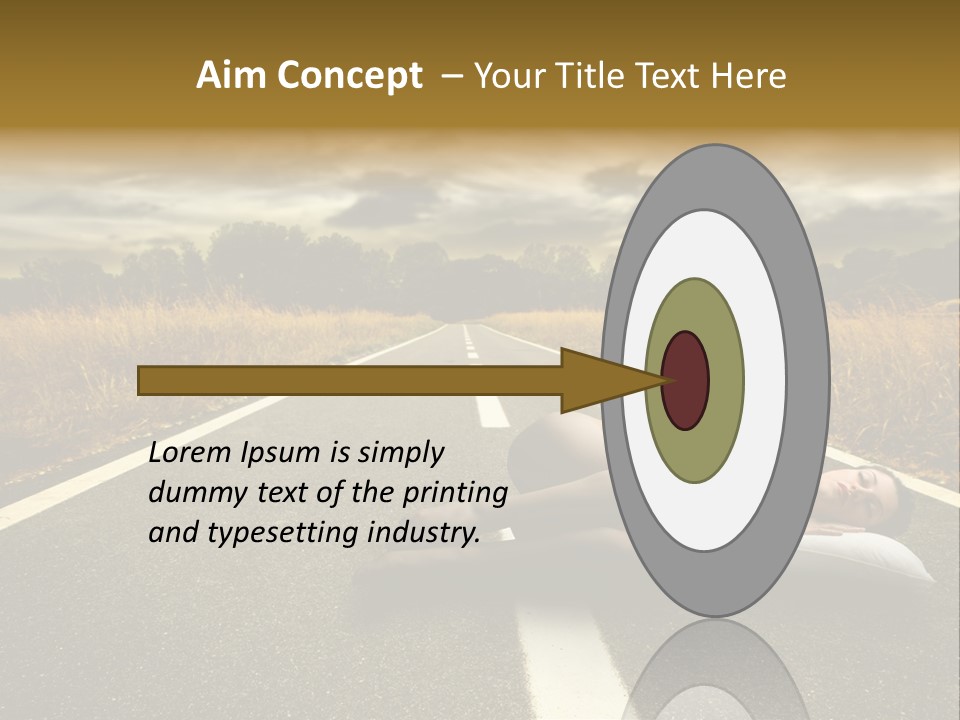 Girl Traffic  PowerPoint Template