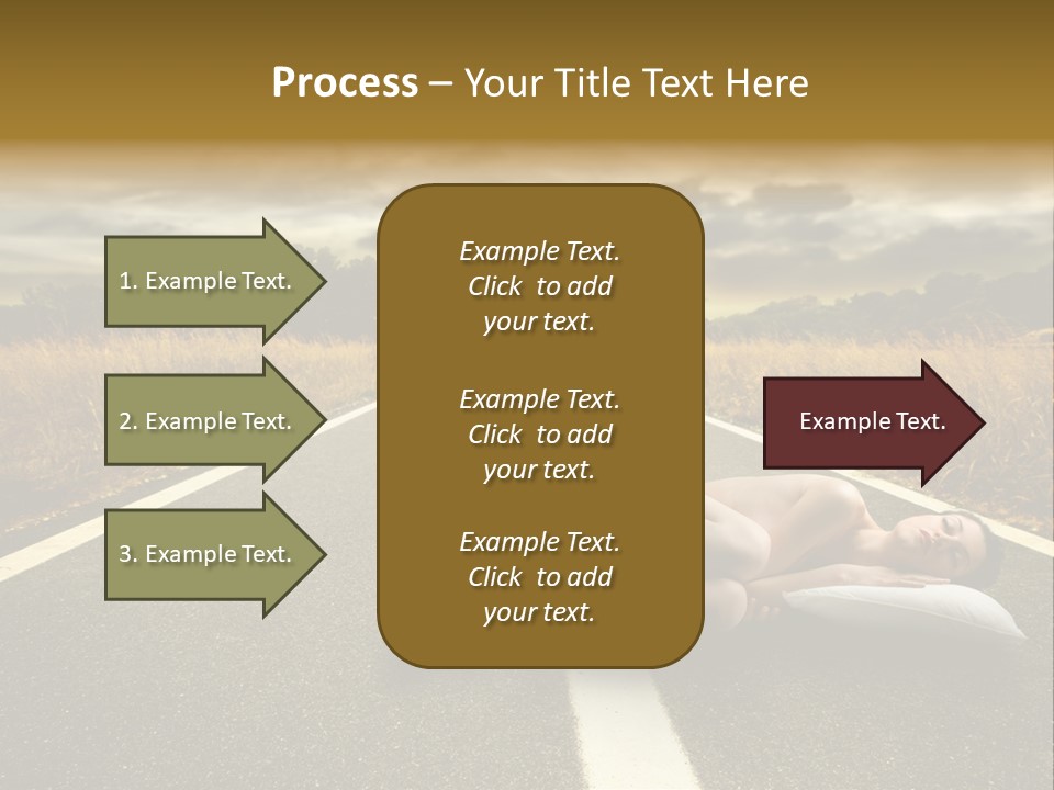 Girl Traffic  PowerPoint Template