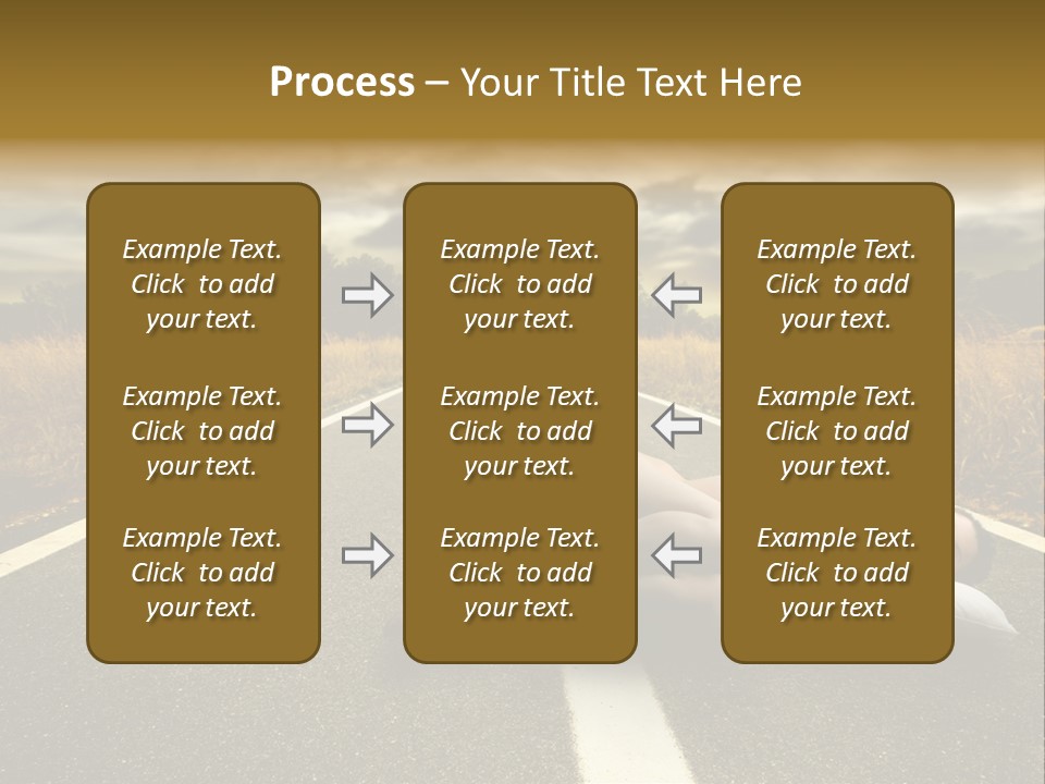 Girl Traffic  PowerPoint Template