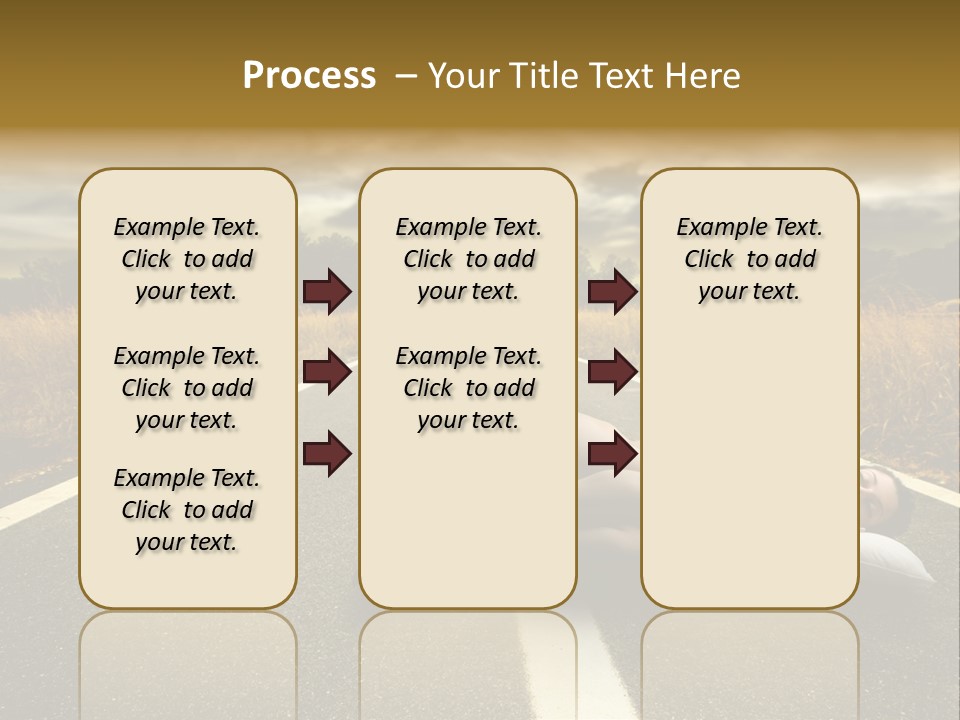 Girl Traffic  PowerPoint Template
