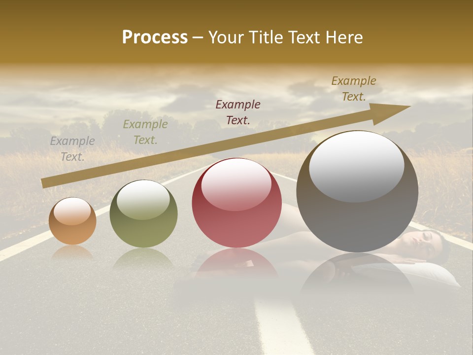 Girl Traffic  PowerPoint Template