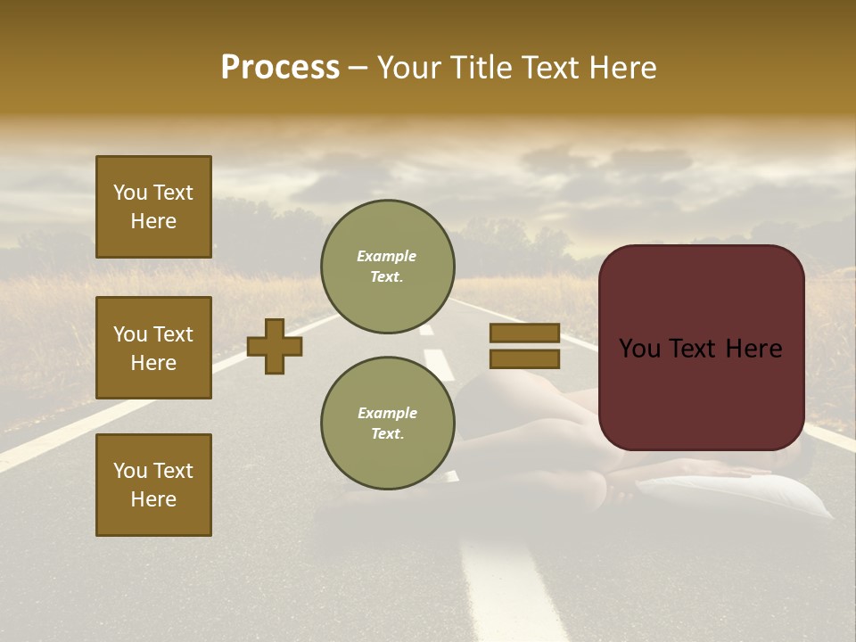 Girl Traffic  PowerPoint Template