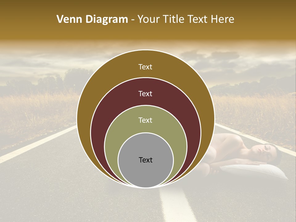 Girl Traffic  PowerPoint Template