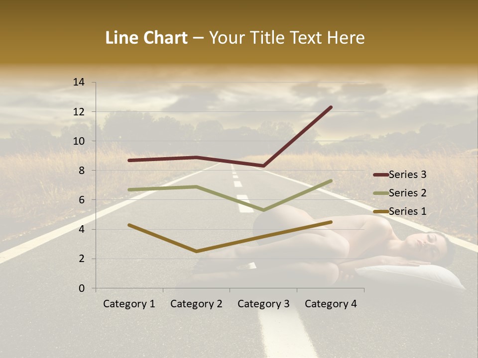 Girl Traffic  PowerPoint Template