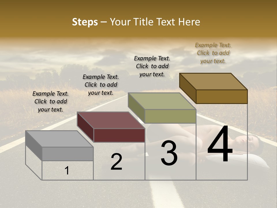 Girl Traffic  PowerPoint Template