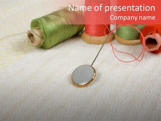 Cotton Green Trimmer PowerPoint Template