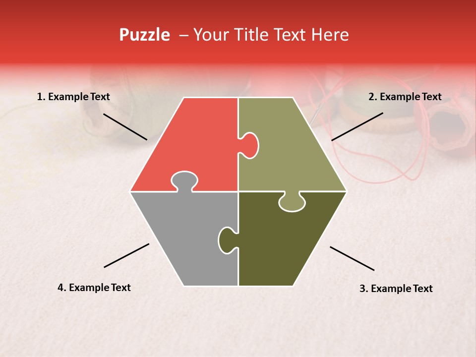 Cotton Green Trimmer PowerPoint Template