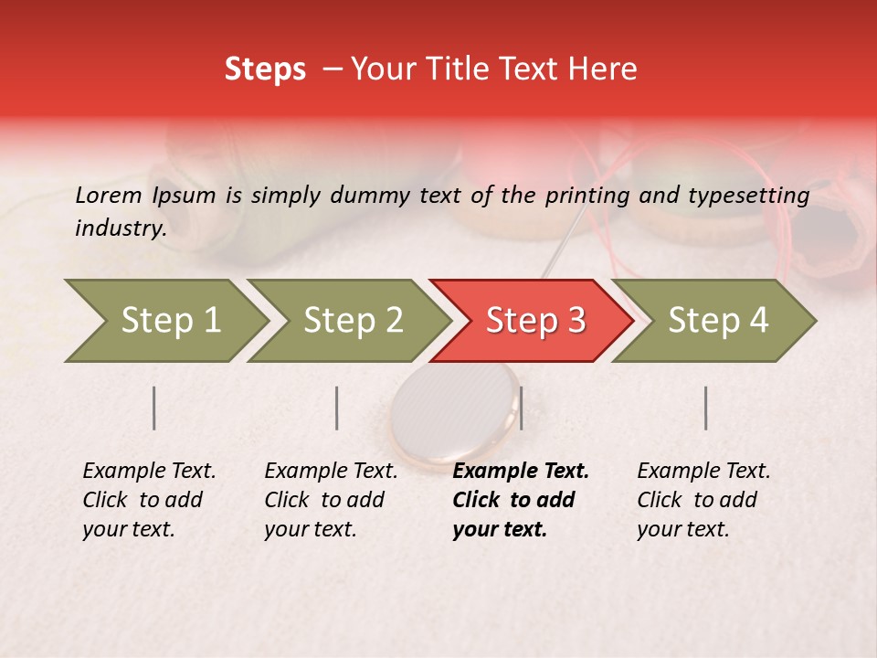Cotton Green Trimmer PowerPoint Template