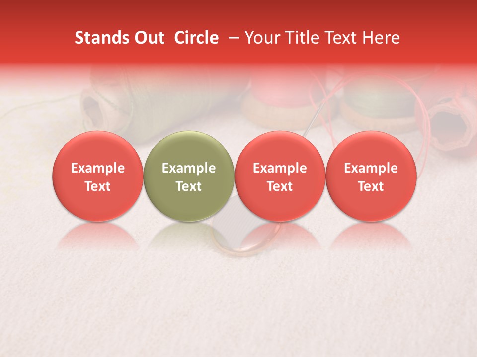 Cotton Green Trimmer PowerPoint Template