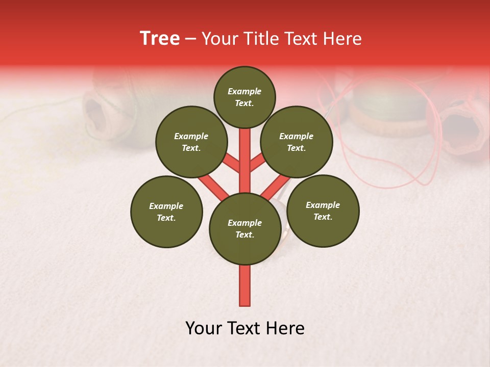 Cotton Green Trimmer PowerPoint Template