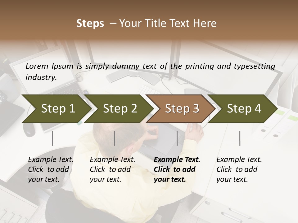 Designer At Work PowerPoint Template