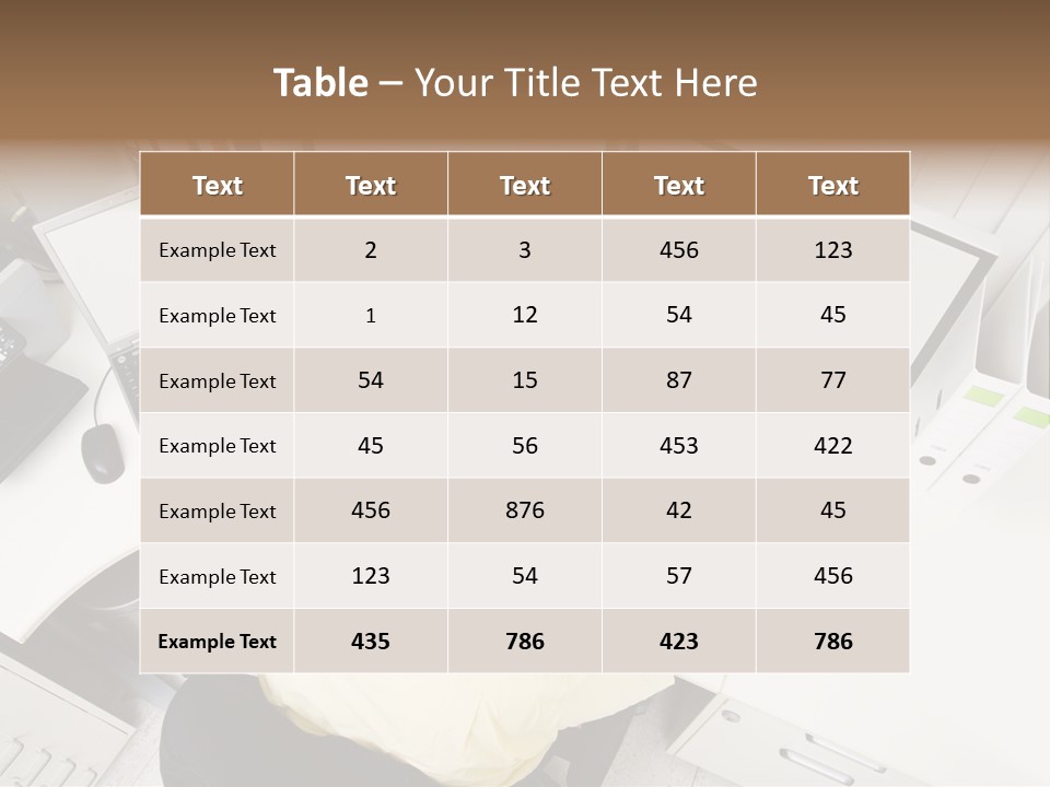 Designer At Work PowerPoint Template
