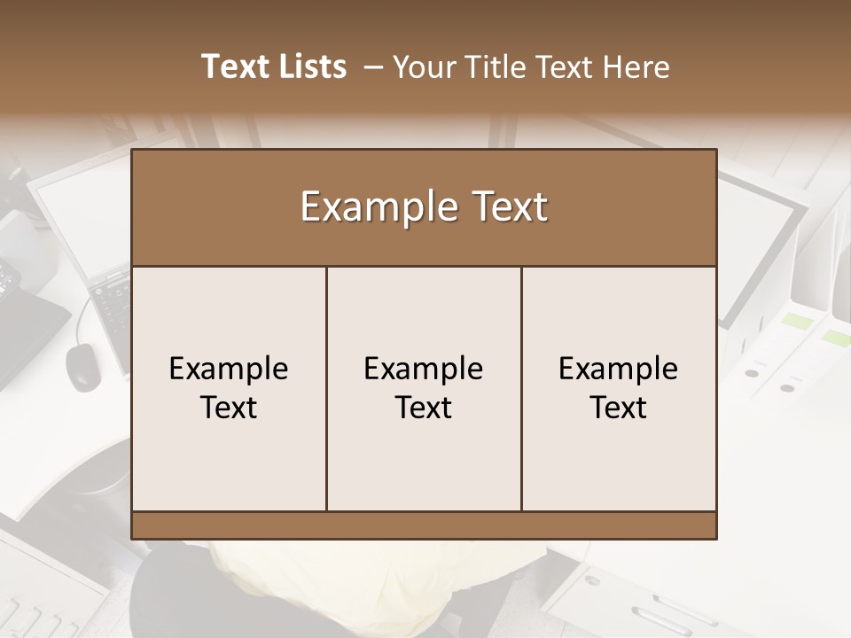 Designer At Work PowerPoint Template