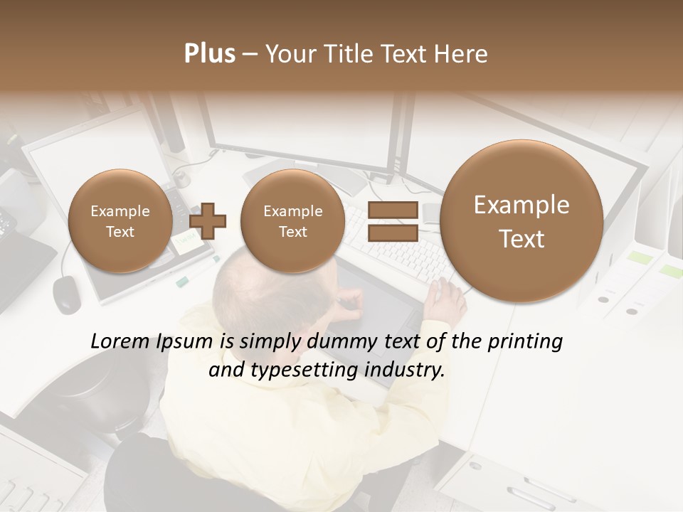 Designer At Work PowerPoint Template