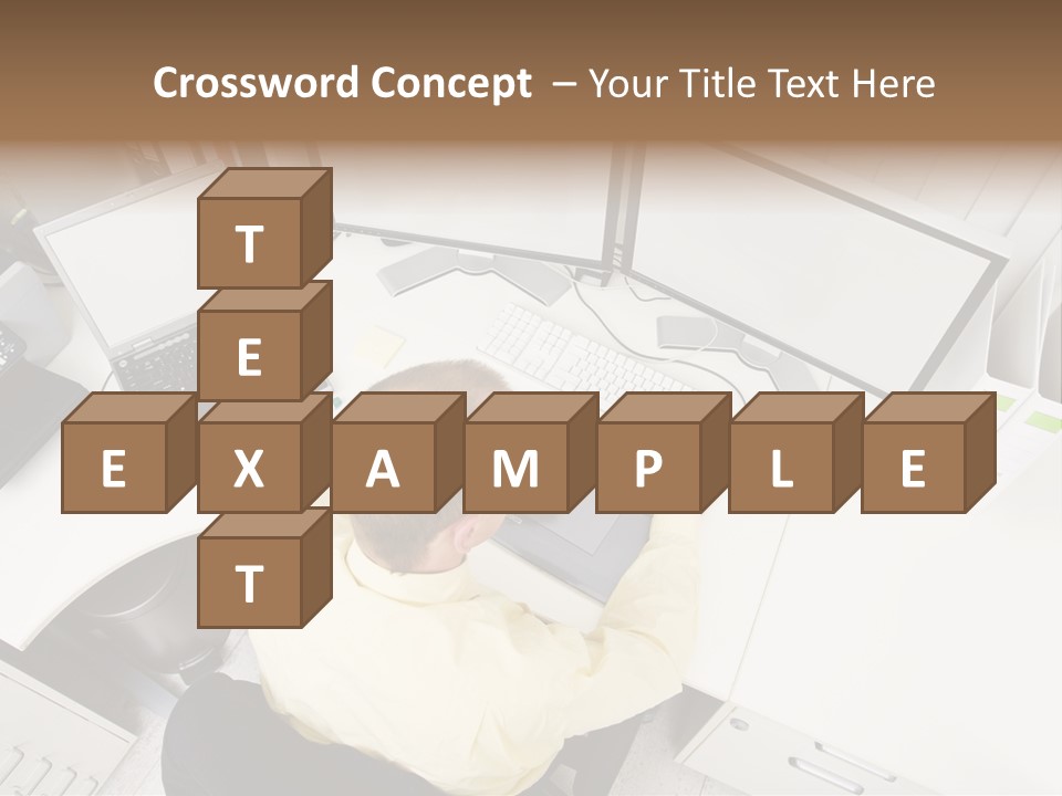 Designer At Work PowerPoint Template