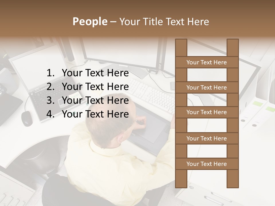 Designer At Work PowerPoint Template