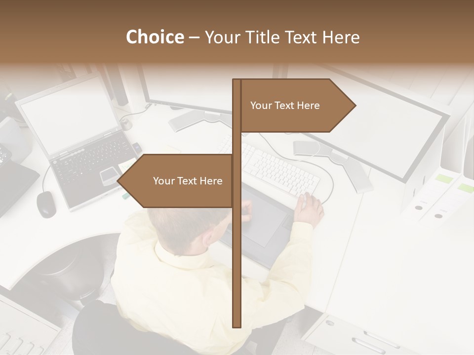 Designer At Work PowerPoint Template