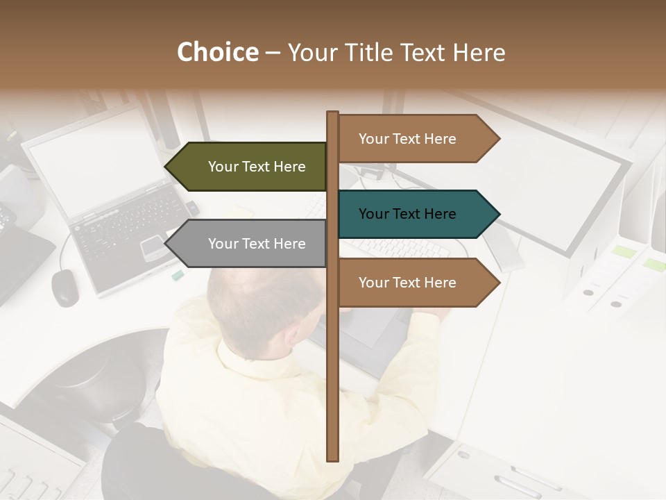 Designer At Work PowerPoint Template