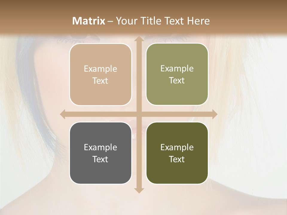 Short Asymmetrical Haircuts PowerPoint Template