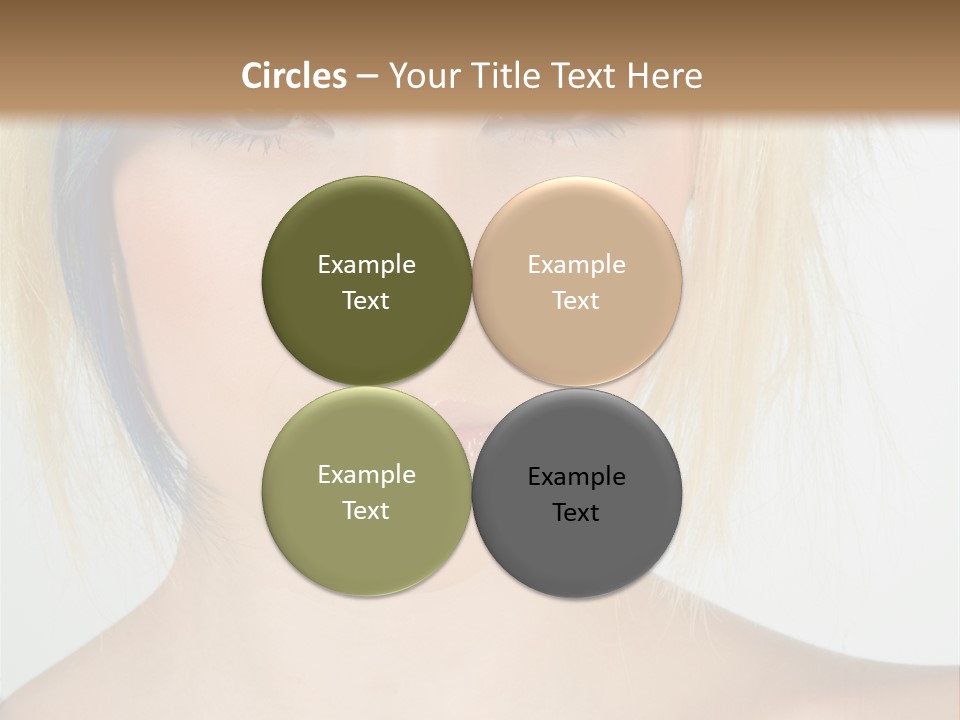 Short Asymmetrical Haircuts PowerPoint Template