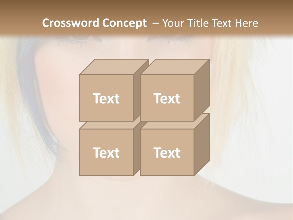 Short Asymmetrical Haircuts PowerPoint Template