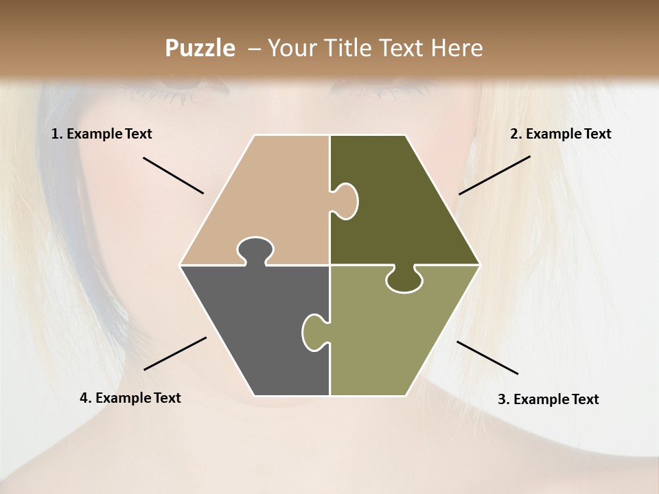 Short Asymmetrical Haircuts PowerPoint Template