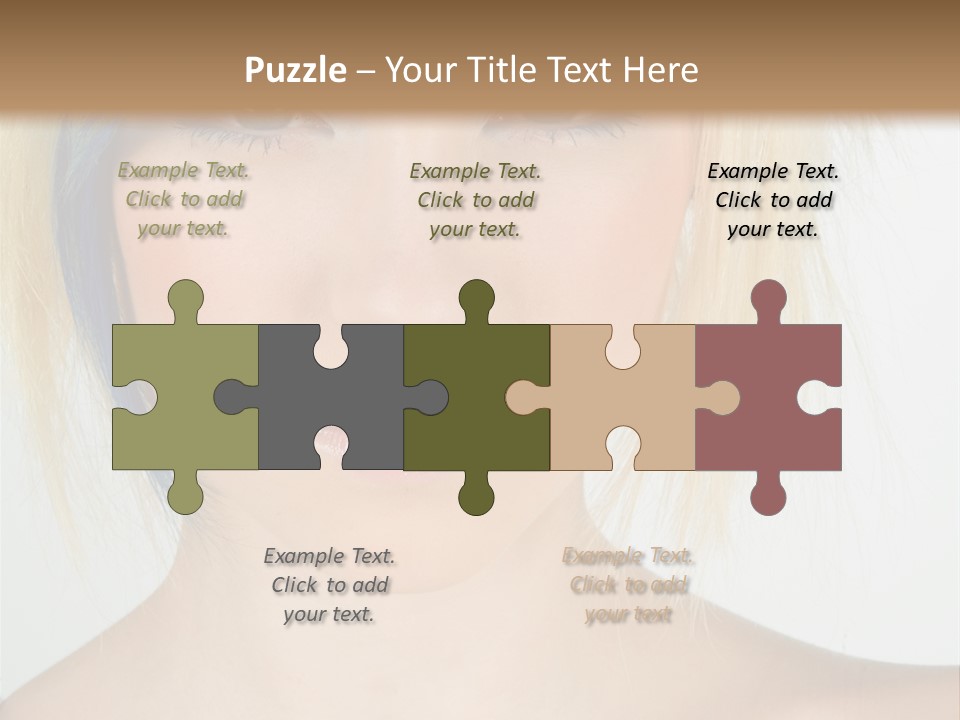 Short Asymmetrical Haircuts PowerPoint Template