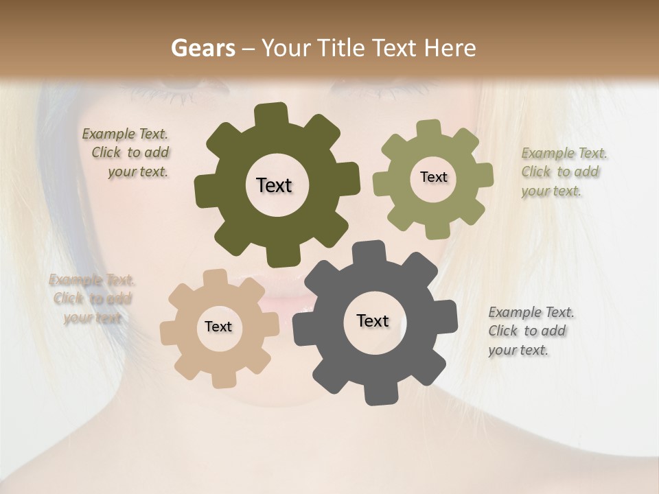 Short Asymmetrical Haircuts PowerPoint Template