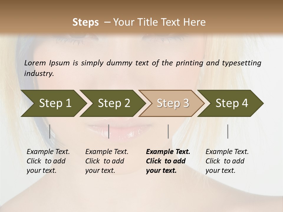 Short Asymmetrical Haircuts PowerPoint Template