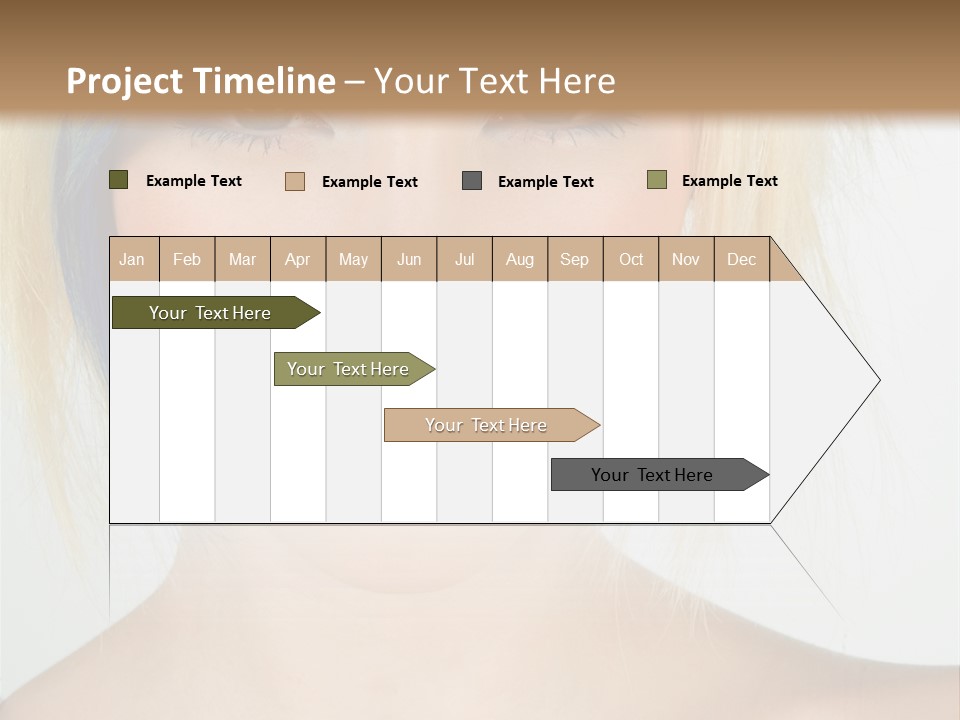 Short Asymmetrical Haircuts PowerPoint Template