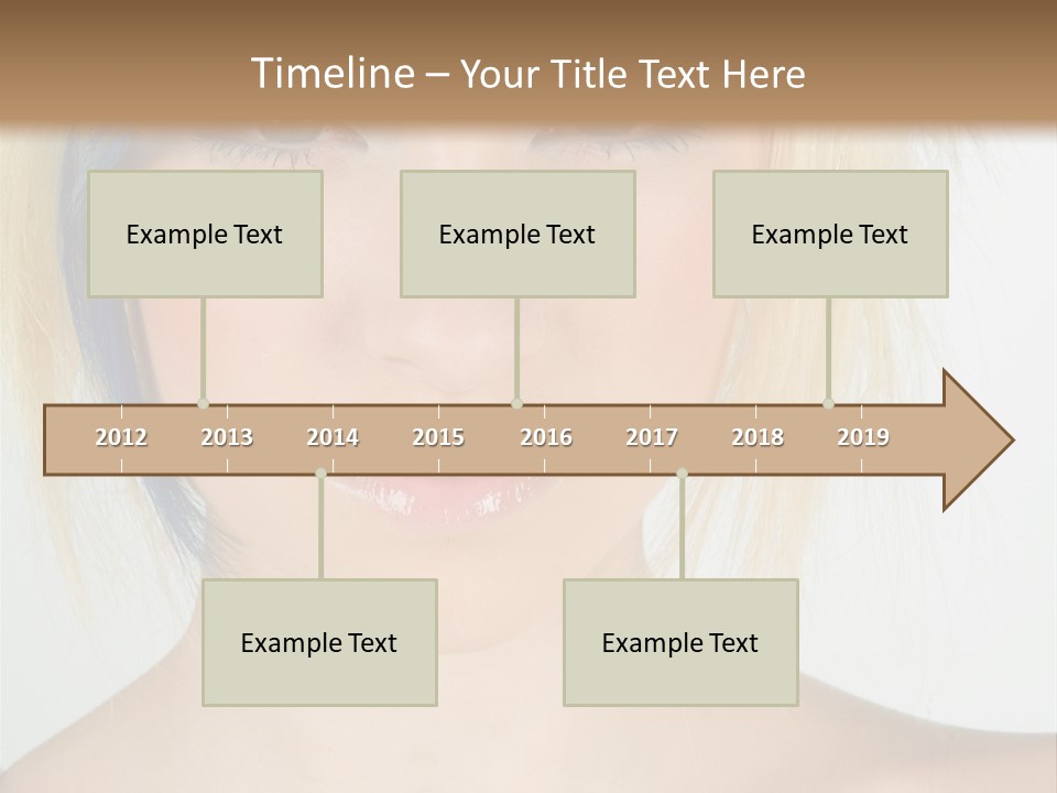 Short Asymmetrical Haircuts PowerPoint Template