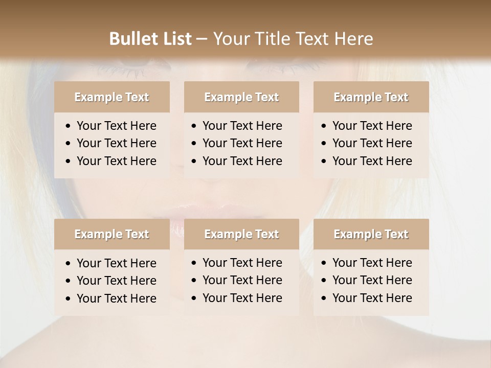 Short Asymmetrical Haircuts PowerPoint Template