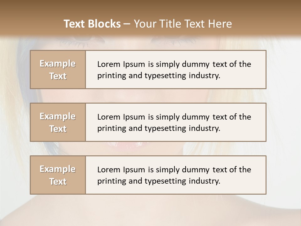 Short Asymmetrical Haircuts PowerPoint Template