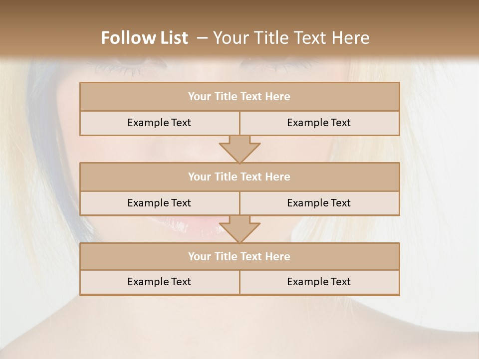 Short Asymmetrical Haircuts PowerPoint Template