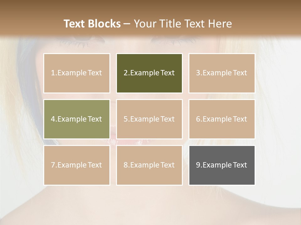 Short Asymmetrical Haircuts PowerPoint Template