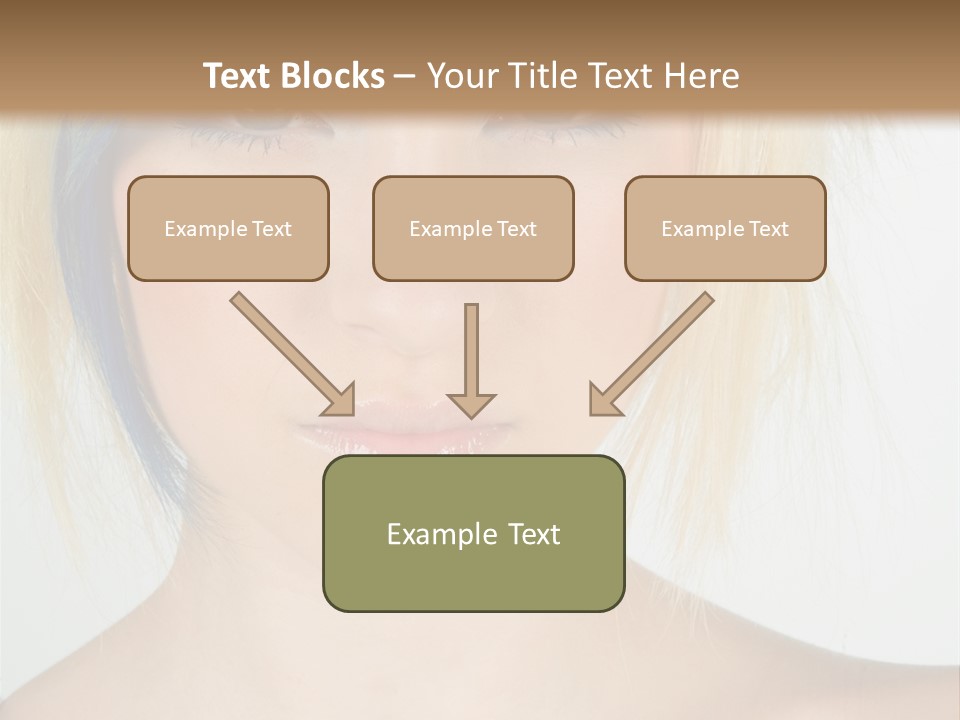 Short Asymmetrical Haircuts PowerPoint Template