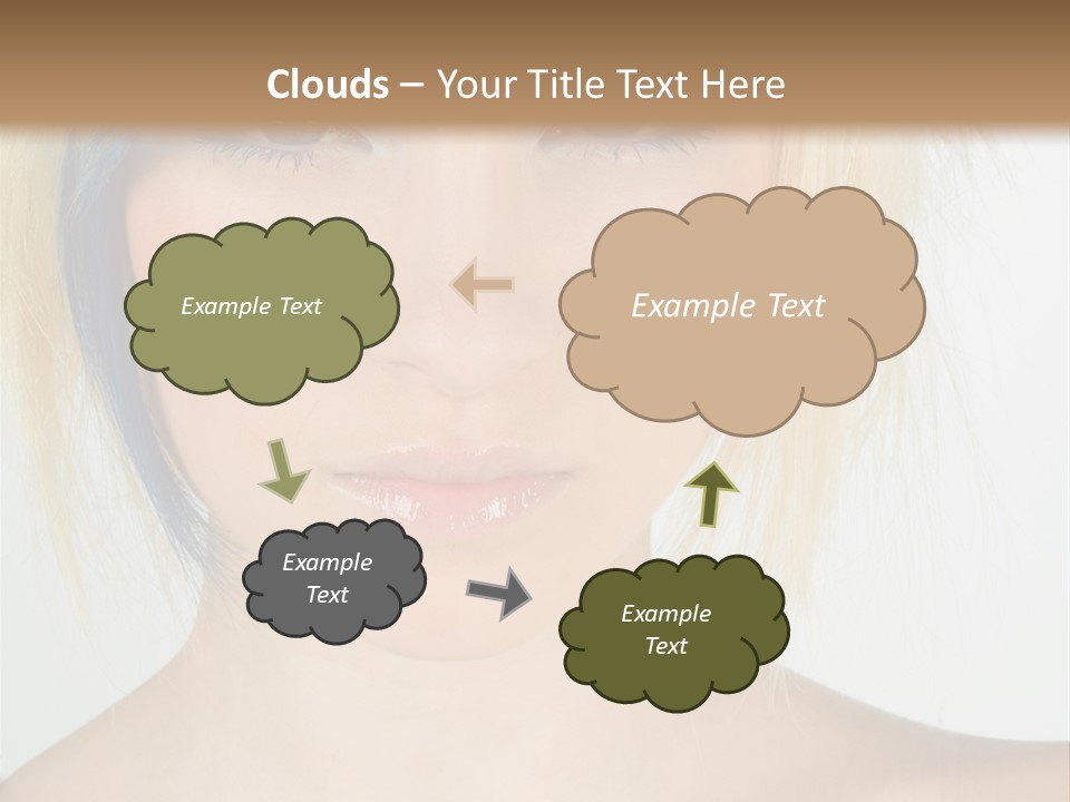 Short Asymmetrical Haircuts PowerPoint Template