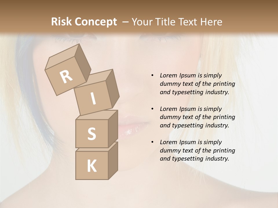 Short Asymmetrical Haircuts PowerPoint Template