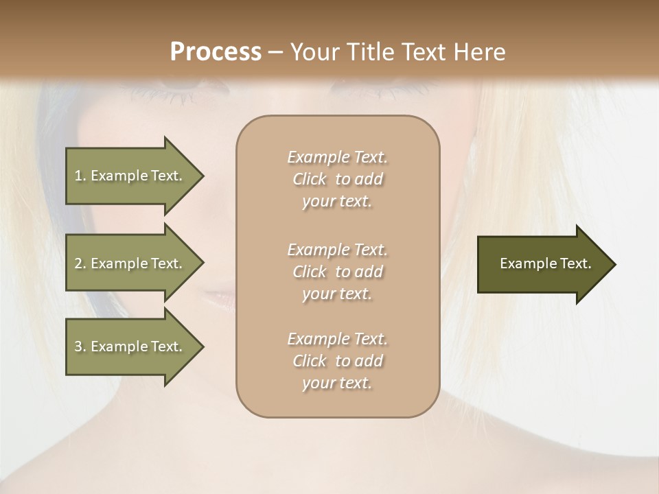 Short Asymmetrical Haircuts PowerPoint Template