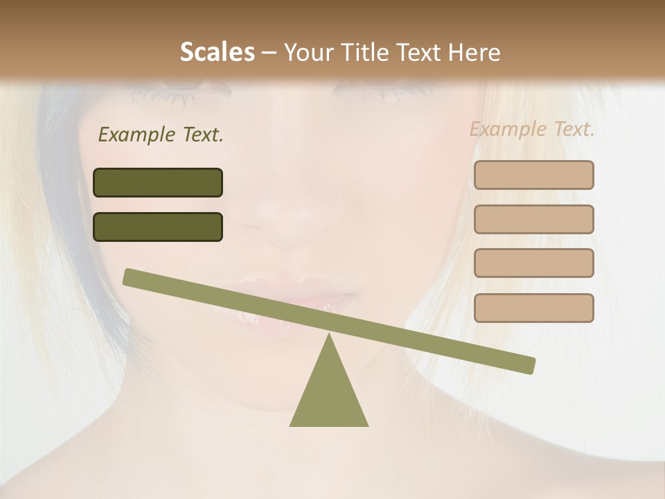 Short Asymmetrical Haircuts PowerPoint Template