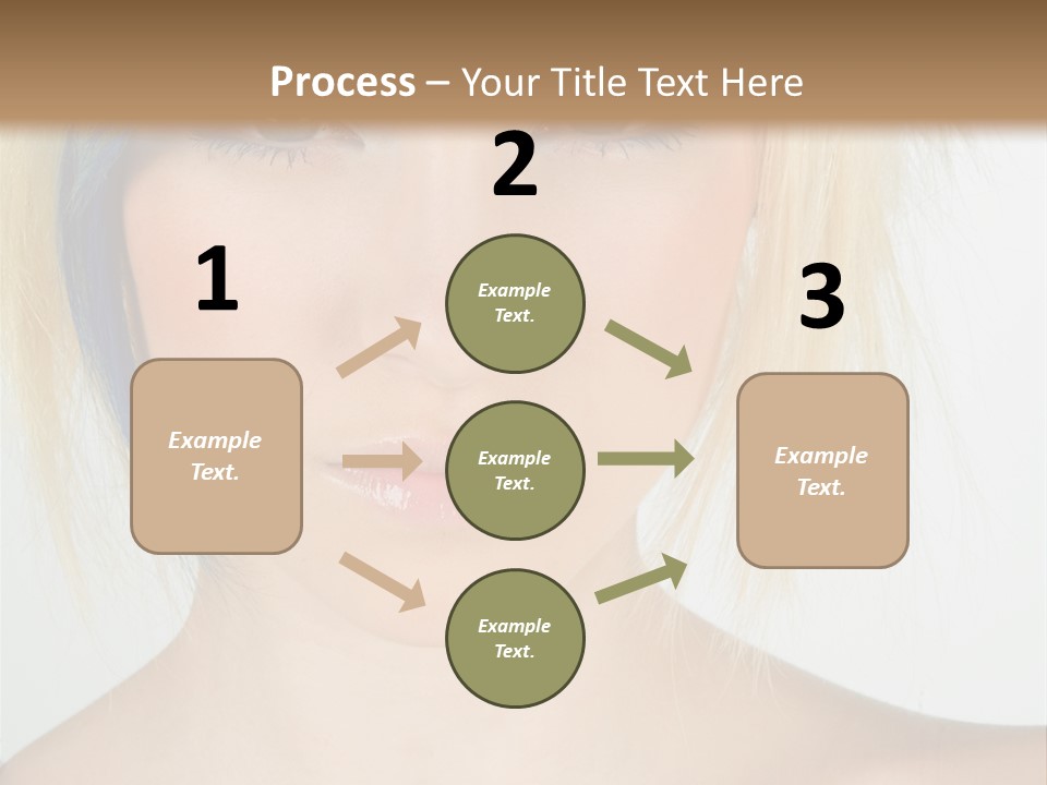 Short Asymmetrical Haircuts PowerPoint Template