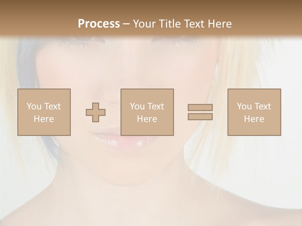 Short Asymmetrical Haircuts PowerPoint Template