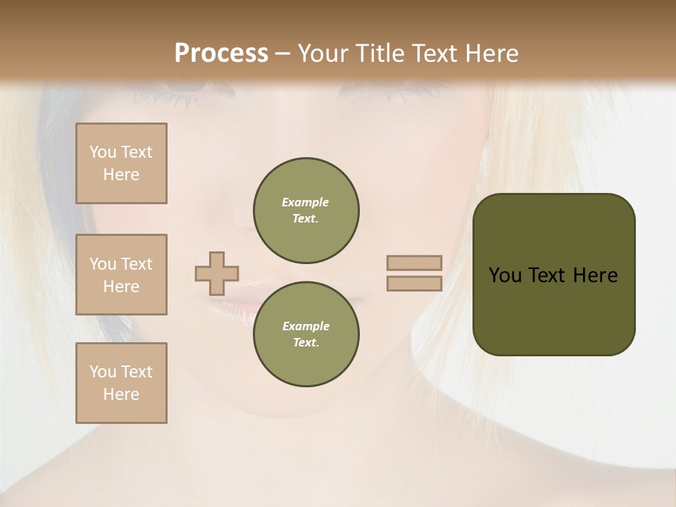 Short Asymmetrical Haircuts PowerPoint Template