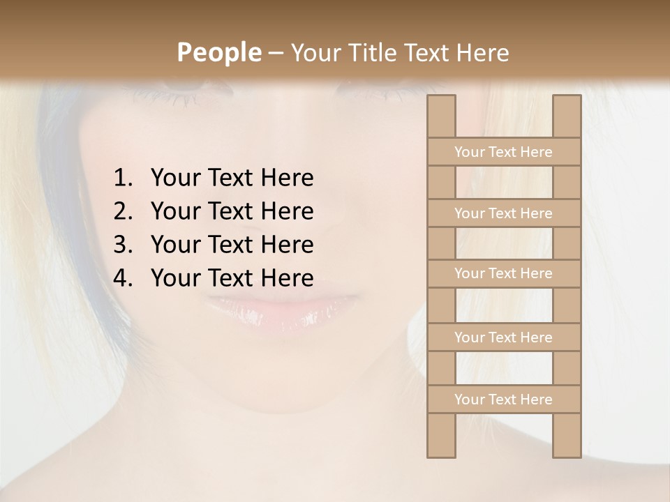 Short Asymmetrical Haircuts PowerPoint Template