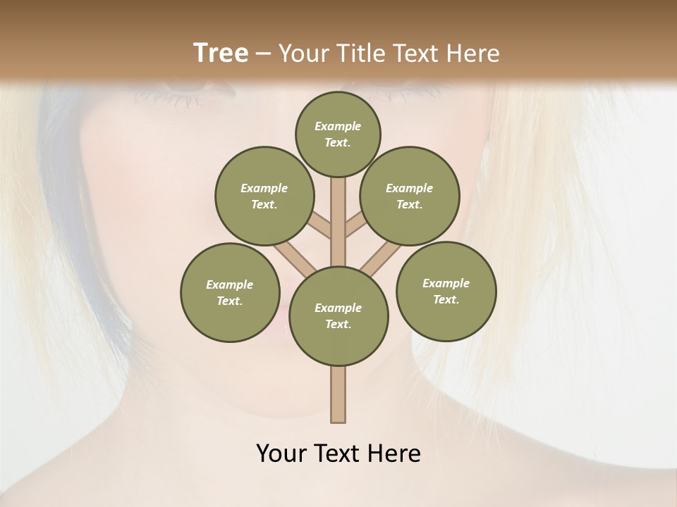 Short Asymmetrical Haircuts PowerPoint Template