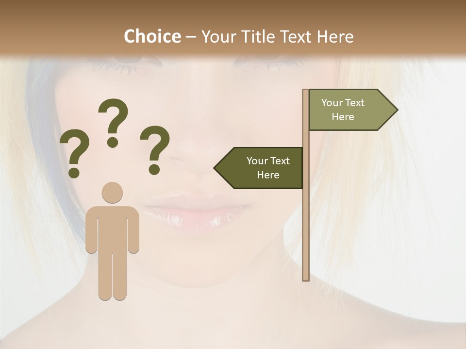 Short Asymmetrical Haircuts PowerPoint Template