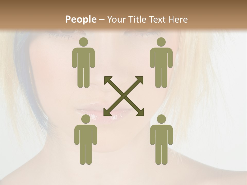 Short Asymmetrical Haircuts PowerPoint Template