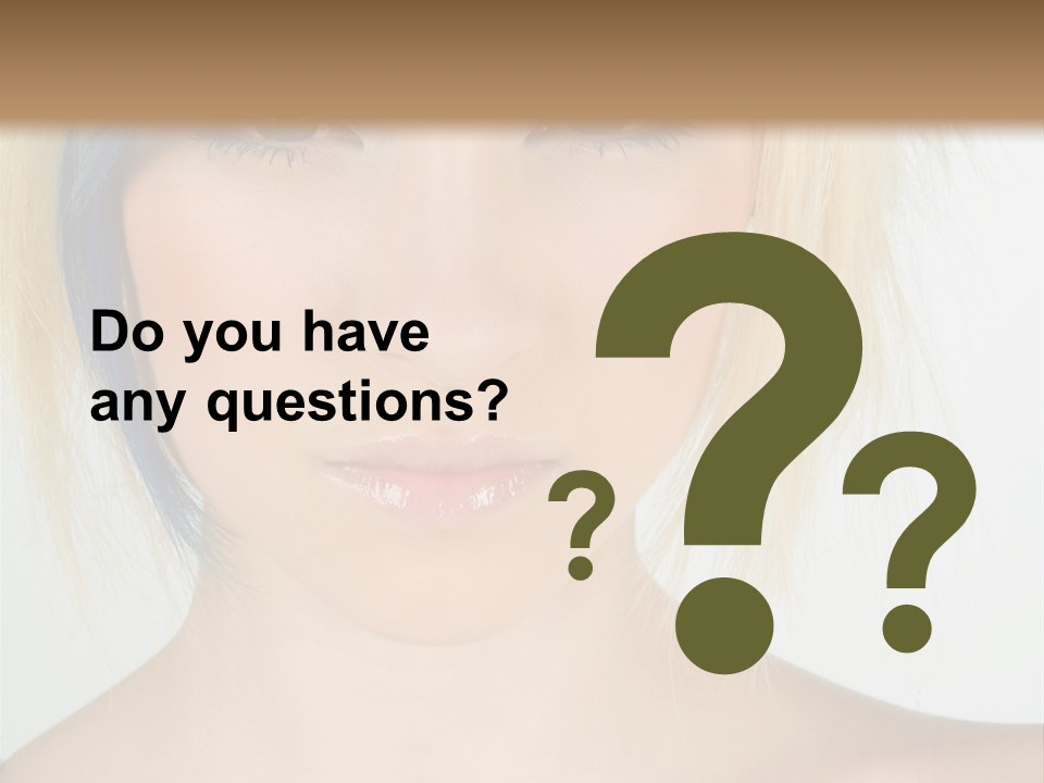 Short Asymmetrical Haircuts PowerPoint Template