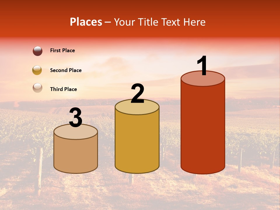 Vineyard Sunset PowerPoint Template