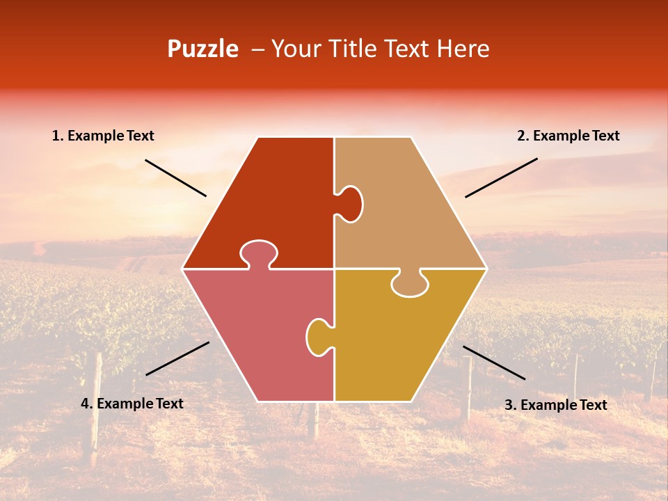 Vineyard Sunset PowerPoint Template